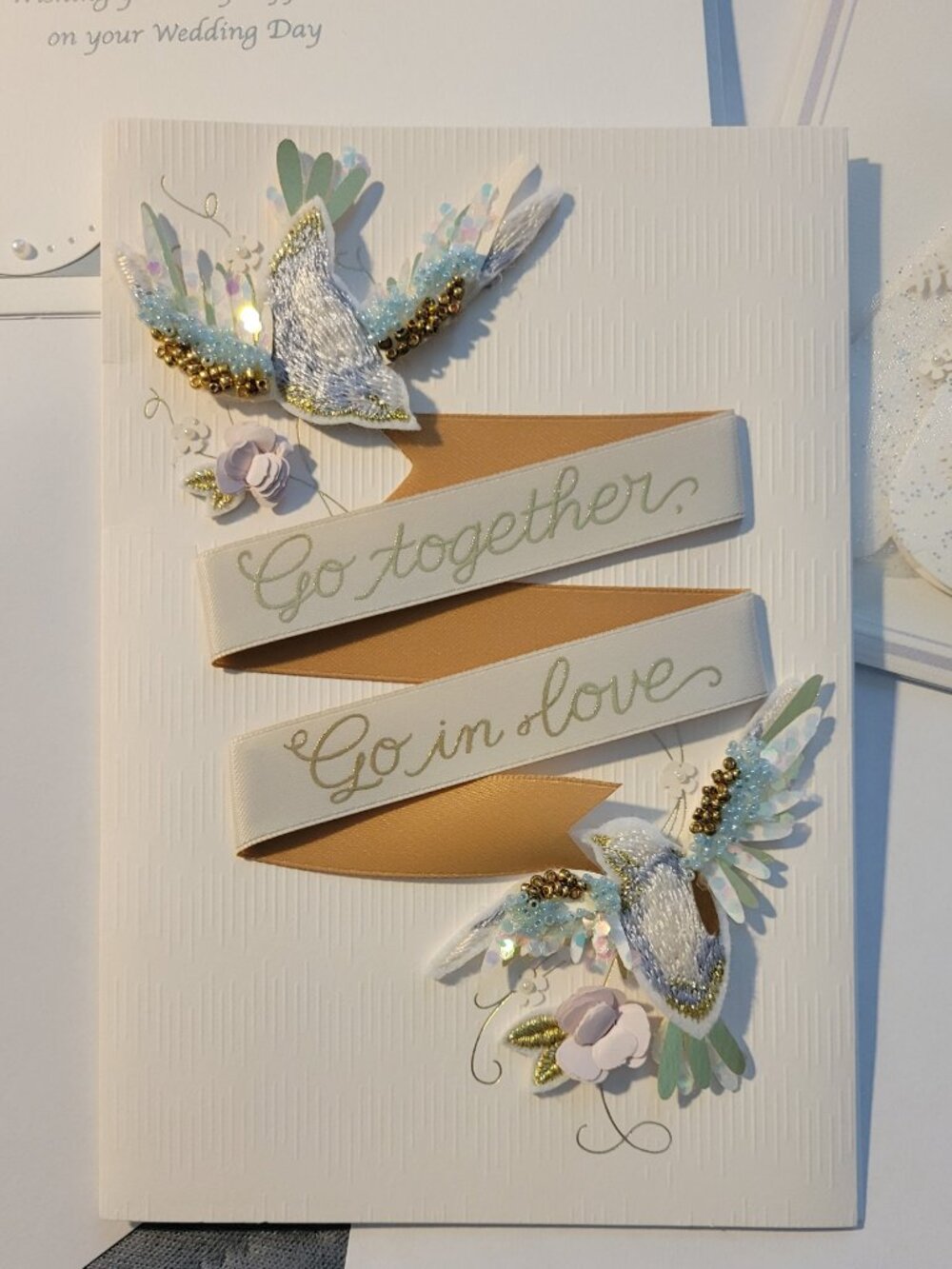 Set of two premium Hallmark wedding cards